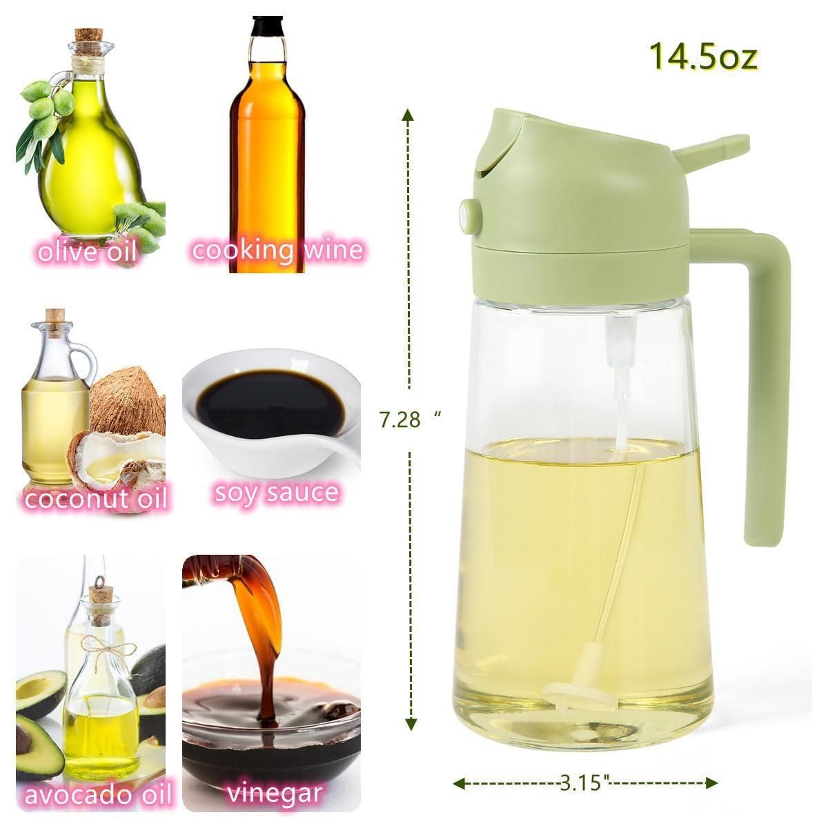 Oil Dispenser With Sprayer