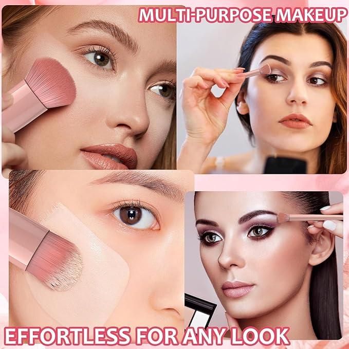 portable makeup brush set