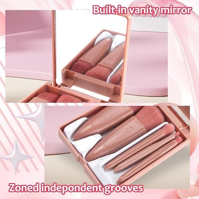 portable makeup brush set