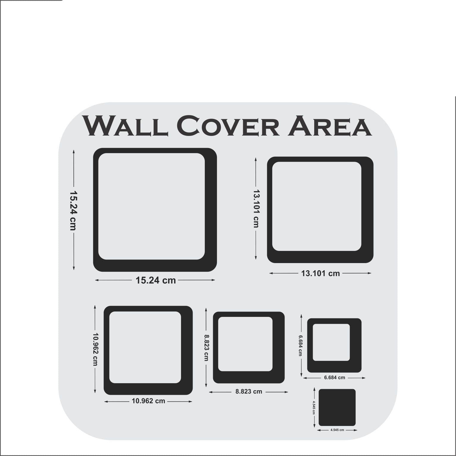 Red wall mirror sticker